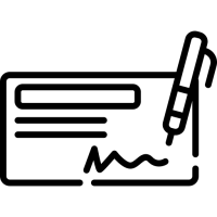 picto d'un chèque
