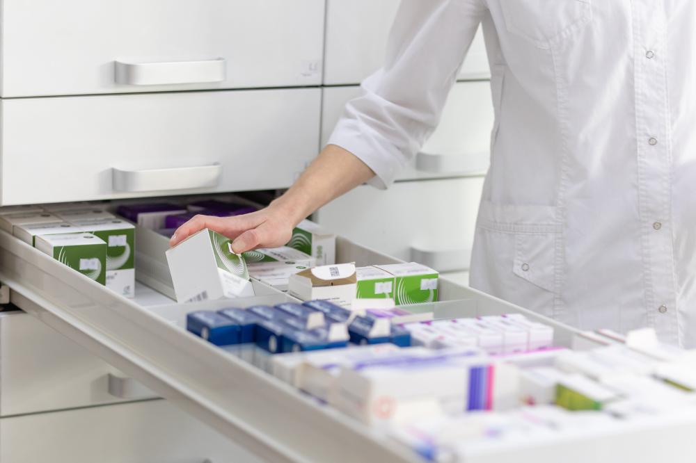 tiroir de pharmacie